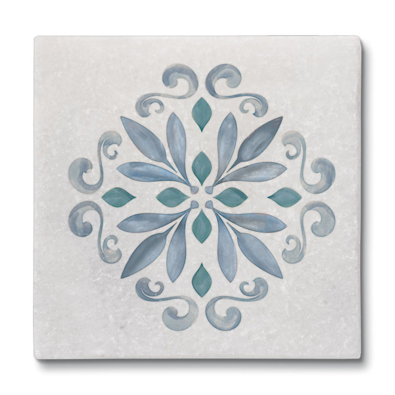 Stoneware Square 4 Piece Coaster Set