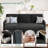 Ashleh 75.8" L-Shaped Sleeper Sofa Bed Sectional-780319674