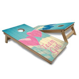 Gender Reveal Cornhole Boards with LED Lights