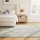 Linsly Geometric Handmade Tufted Wool/Cotton Light Green/Ivory Area Rug