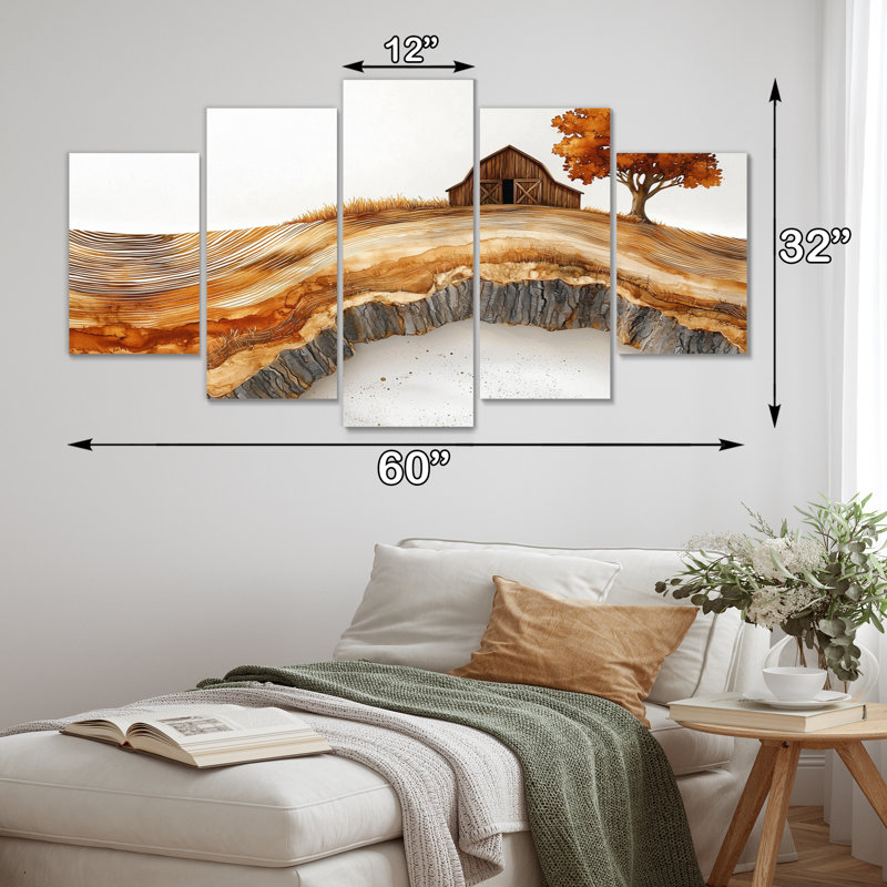 Blythe - Art mural de grange - Art mural traditionnel pour le salon