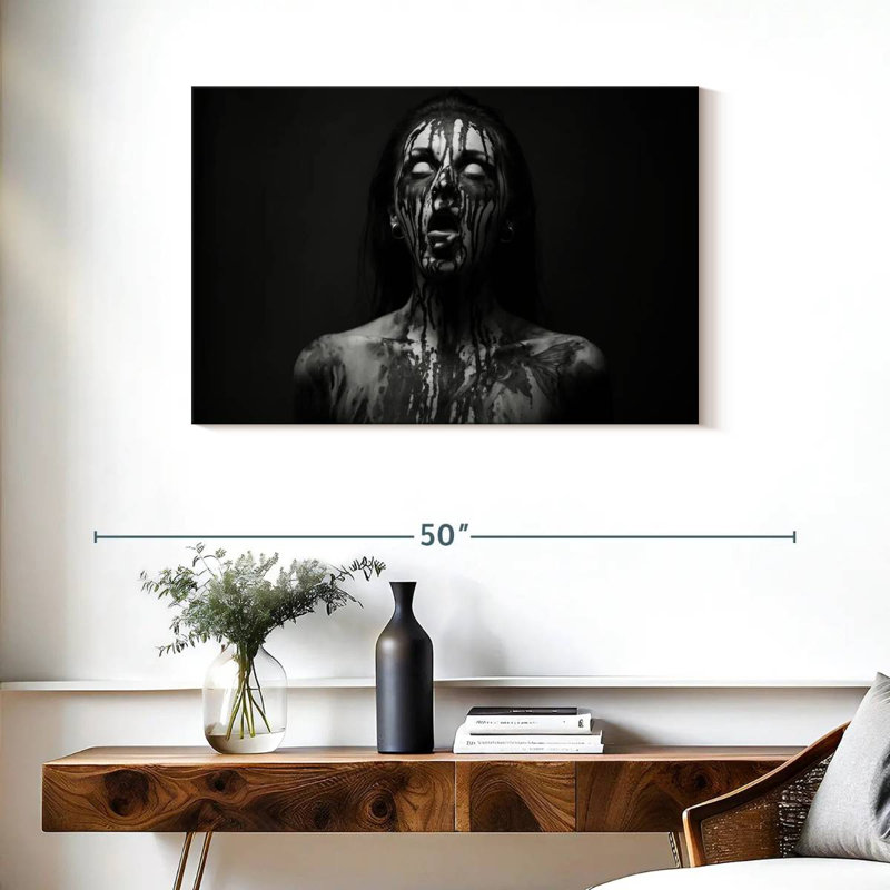 Kelan Female Demon, 24" H x 36" W