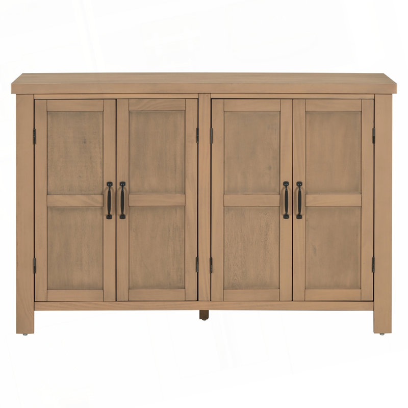 Buffet de rangement 4 portes avec tablettes réglables