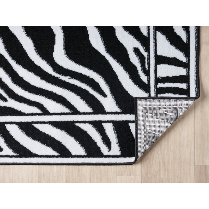 Tapis zébré 2 pi 3 po x 7 pi 3 po Ebron, Tapis de couloir 2 pi x 8 pi
