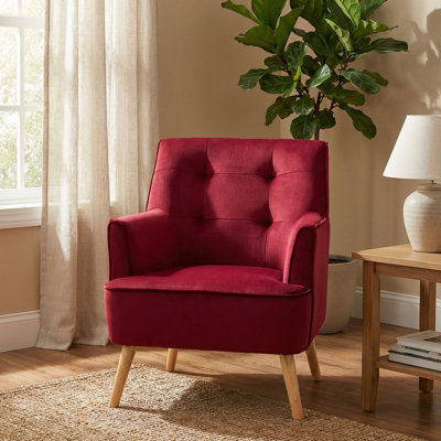Khanna Upholstered Satin Armchair