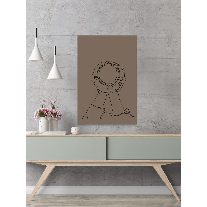 Through My Hands - Wrapped Canvas Painting, 152cm H x 101cm W x 3.81cm D
