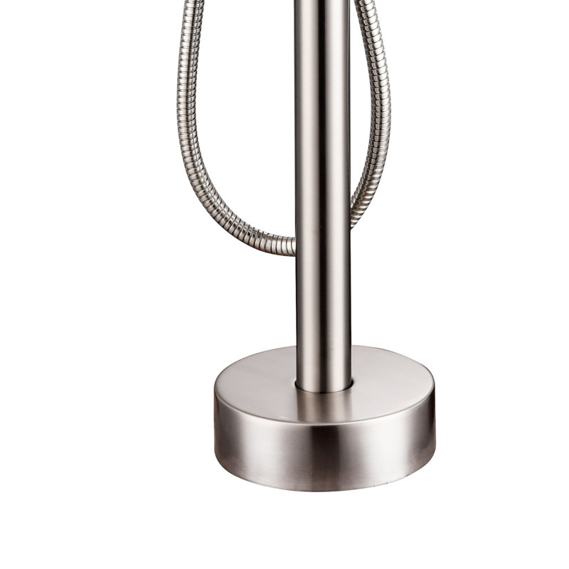 Freestanding Tub Filler with Diverter, Brushed Nickel