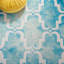 Tapis en coton / laine touffeté à la main à motif géométrique ivoire-534104037