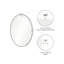 Miroir rond 20 po Leia-1440451059