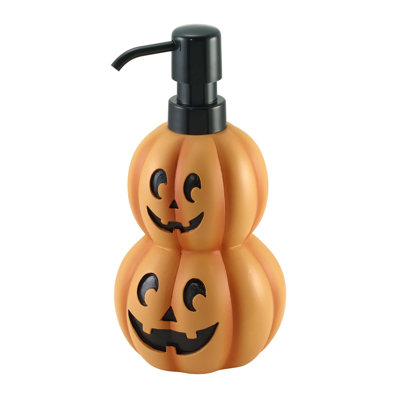  Stacked Pumpkins Halloween Lotion Dispenser