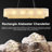 Monzerat 12 - Light Rectangular Alabaster Kitchen Island Gold Chandeliers(Bulbs Included)-553085002