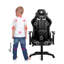 DIABLO CHAIRS Black/Gray Executive Chair with Wheels
