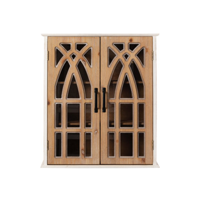 Rustic Wood Medicine Cabinets With Decorative Doors For Bathroom & More