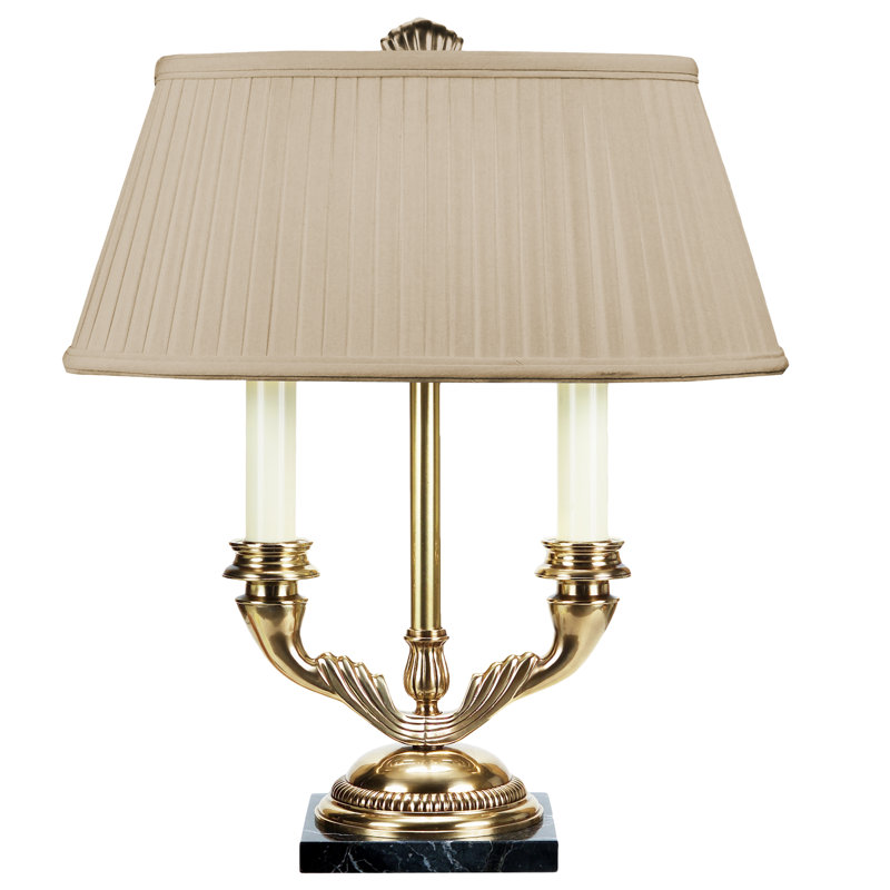 Trevor 20.5" Antique Brass/Black Table Lamp
