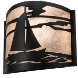 Sailboat 1 - Light Flush Mounted Sconce
