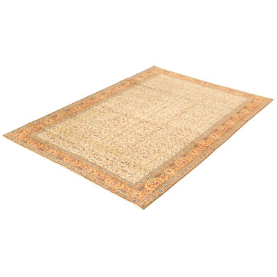 Daidone One-of-a-Kind 6'6" X 9'6" 1990s Wool Area Rug in Ivory