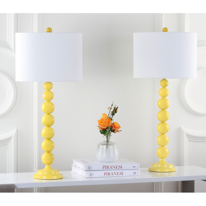 Rimini Metal Table Lamp, Yellow