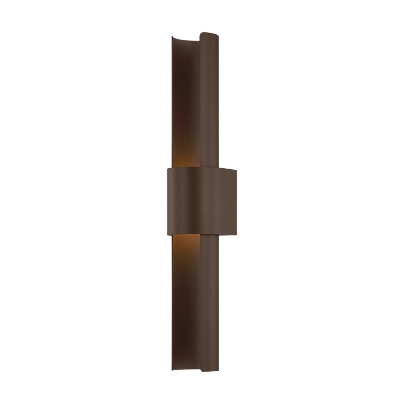 Ossian 4.75" 1-Light Dimmable Integrated LED Exterior Cylinder Wall Sconce