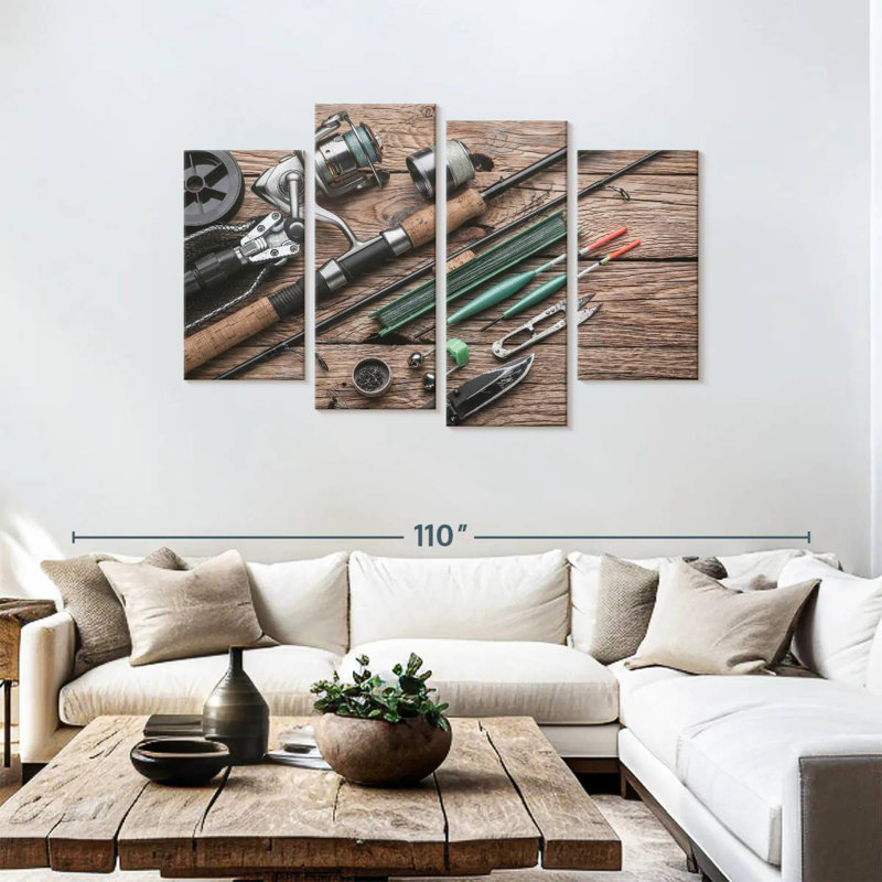 Senne Ready For Fishing, 48" H x 75" W