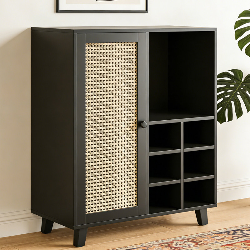 Buffet avec rangement, Black