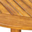 Table carrée en bois de 46,23 po, finition, conception simple, idéale pour l'extérieur-657980452