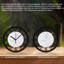 Horloge murale ronde en fer 10 po avec mouvement à quartz silencieux, chiffres arabes, impression UV-2031159666