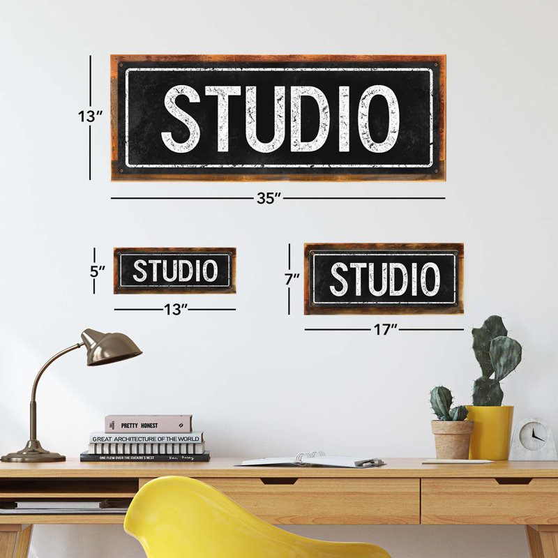 Framed Studio Sign