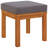 Wood Patio Dining Set with Rectangular Table-407891630
