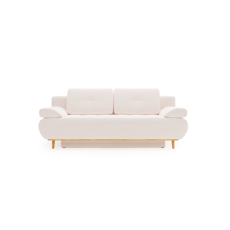 Taneya 2 Seater Sofa Bed, White