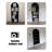 Half-circle Solid Wood Stainless Steel Full Length Mirror-1903219364