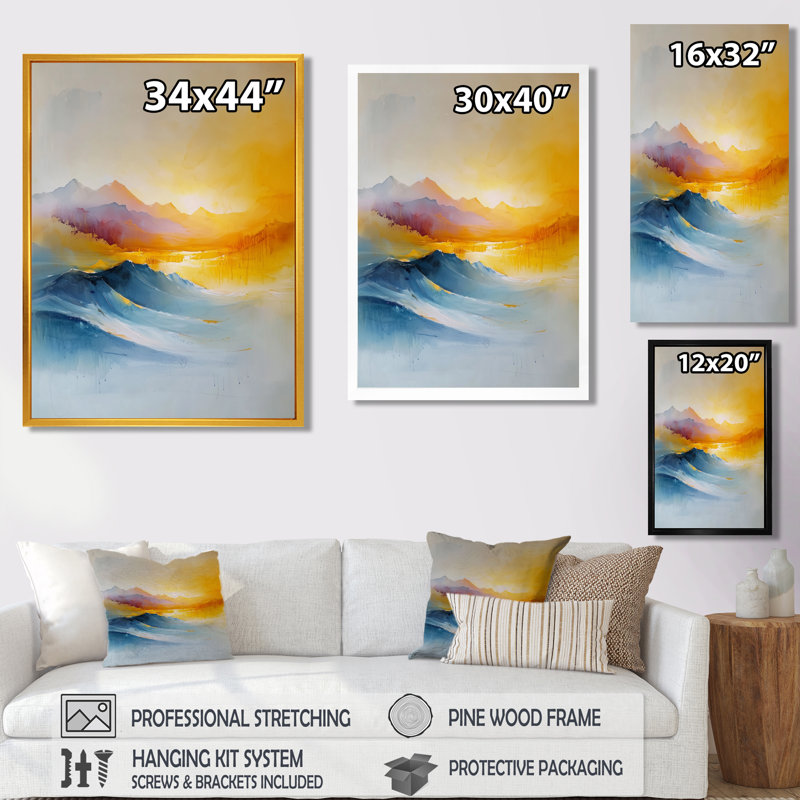 Avamaria - paysages, impressions sur toile, Toile tendue, Ne s’applique pas, H 20 po x l 12 po