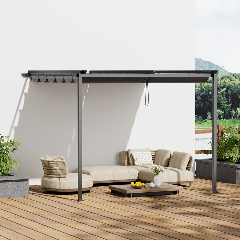 Metal Pergola, 230cm H x 400 W x 300cm D