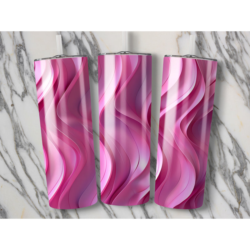 Choose Handmade Tumblers 591 mL Vacuum Insulated Stainless Steel (18/8) Travel Tumbler with Straw