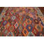 Tapis oriental réversible en laine Kilim 8 x 11