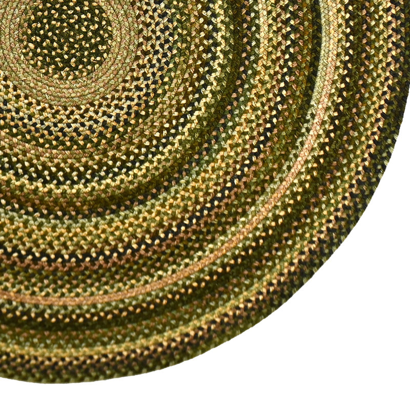 Blue Ridge_Green_0298CS, Round 3' x 3'