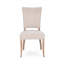 Ensemble de 2 chaises de salle à manger en tissu Ronan