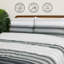 MHG Living Midnight Stripes Breeze Duvet Cover Set - Single/Double/King/Super King-136292059