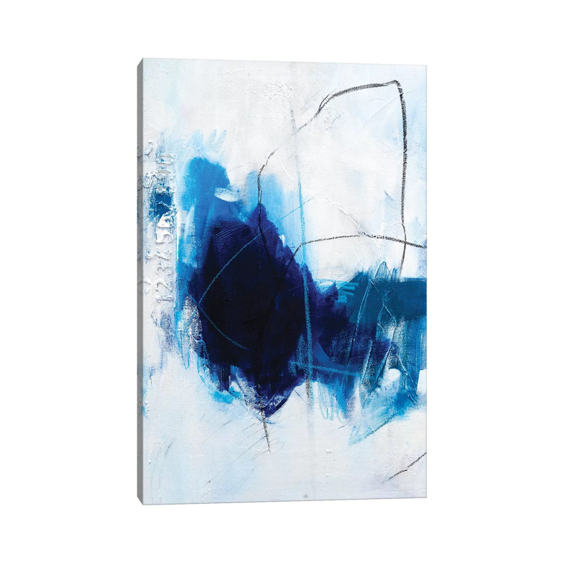 True Blue 1 Piece Wrapped Canvas Painting, 20.32 cm H x 30.48 cm W