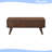 Rectangular Coffee Table with Walnut Veneer & Hidden Storage
