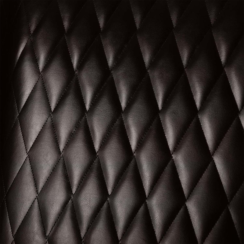 Fauteuil d'appoint à haut dossier, conception à oreilles confortable, Dark Brown