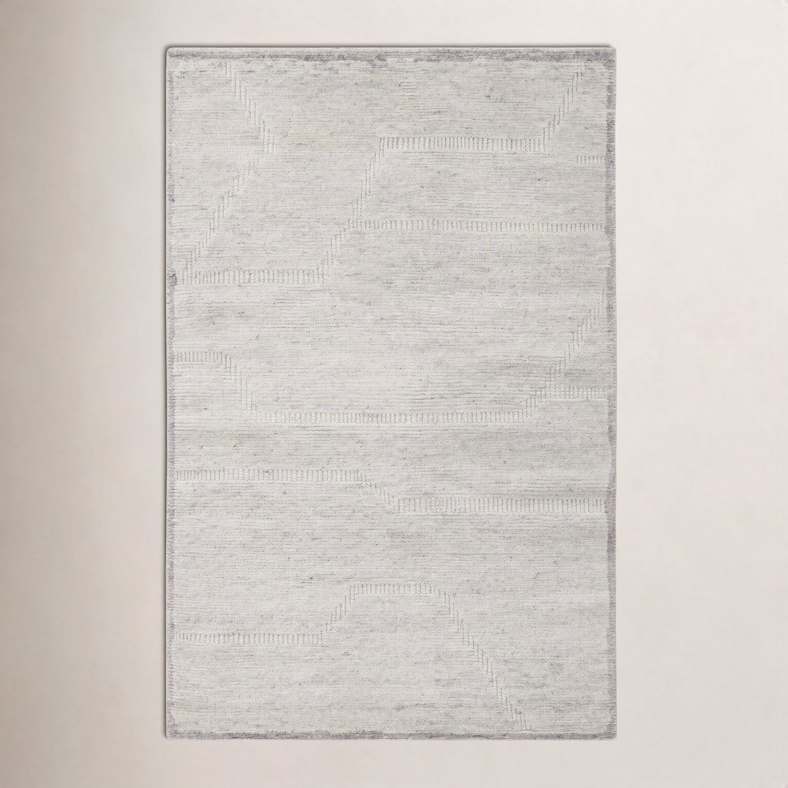 Strobel Hand-Knotted Wool Rug, Rectangle 3' x 5'