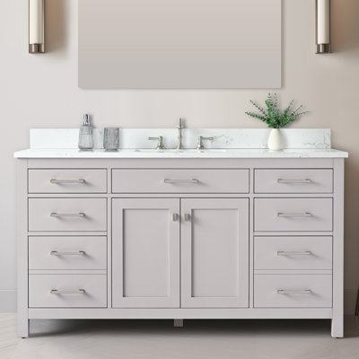 Ajhane 60" Single Bathroom Vanity Set