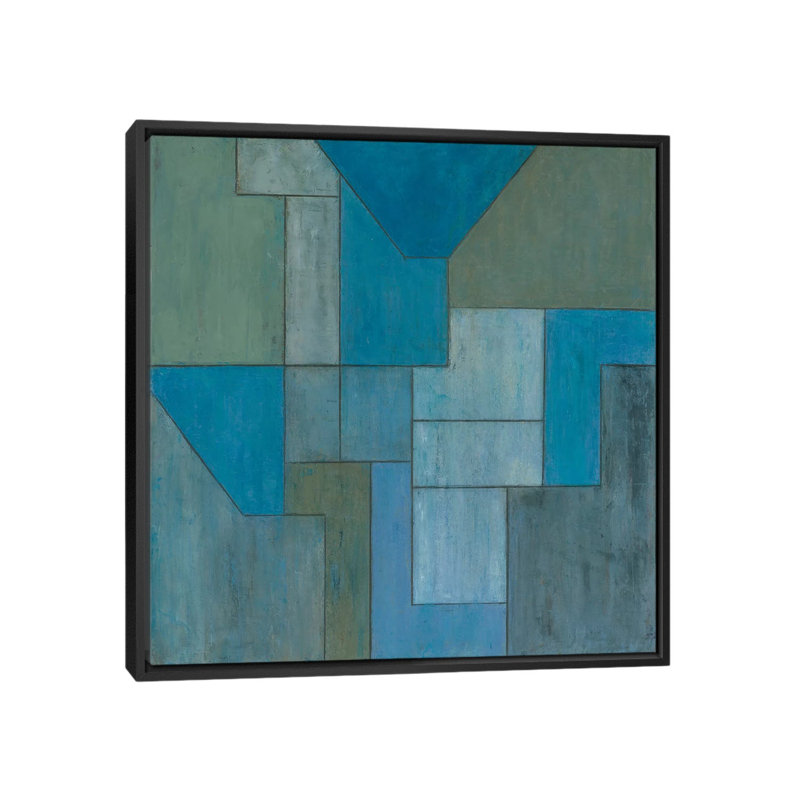 Incognito by Stephen Cimini - Painting on Canvas, Black Framed, 93.98 cm H x 93.98 cm W