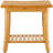 Bamboo Shower Bench With Ergonomic Curved Seat, High-Weight Capacity, Efficient Drainage, And Anti-Slip Adjustable Feet For Safe, Sustainable Bathing.