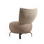 Fauteuil de chambre en chenille de 25,2 po Kyzer-1159745682