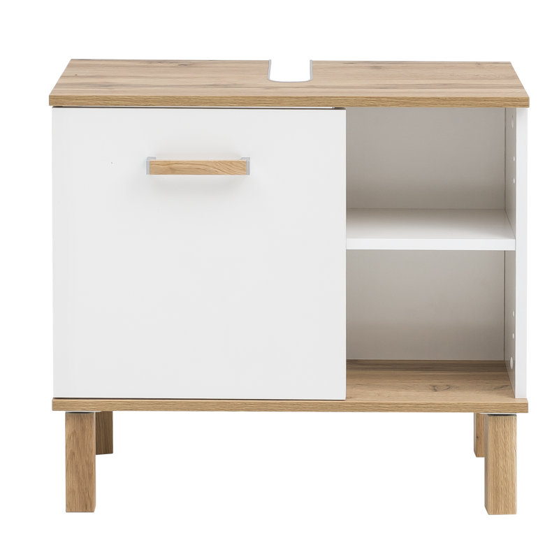 Padua 65.2cm Single Bathroom Vanity Base Only in Oak