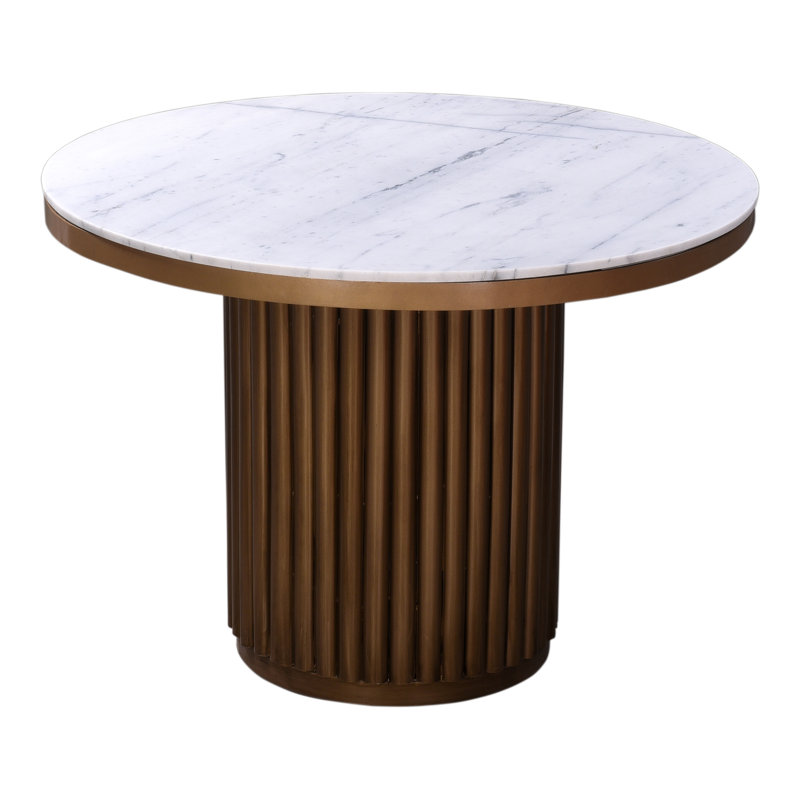 Table de salle à manger Ione, Marbre blanc