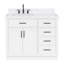 Meuble-lavabo simple en bois massif 42 po Tidworth avec plateau en quartz Carrara de 1,5 po-626085669-668100339-668100340