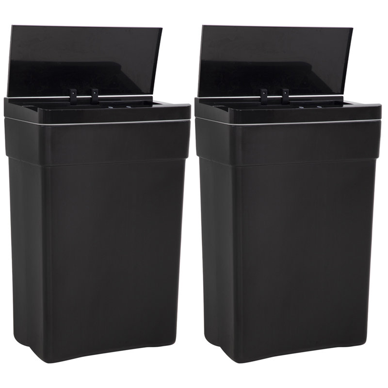 Poubelle 13 gallons, Noir