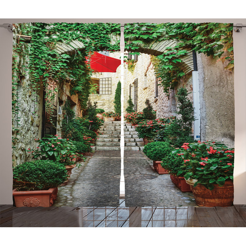 Arcola Semi Sheer Curtain Pair, 54" x 84"